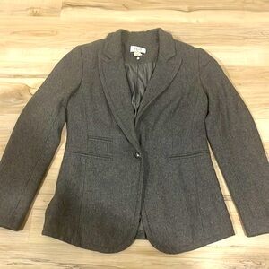 Loft Ann Taylor Grey jacket petite 4p